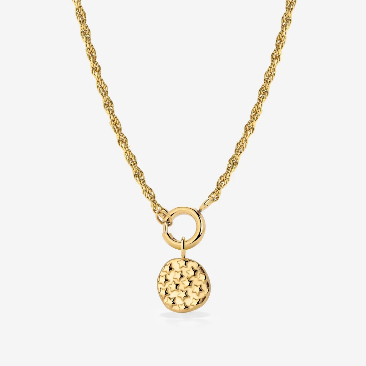 Starry Skies Rope Chain Necklace Set Gold