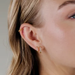 Striped Piercing Gold