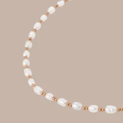 Summertime Pearl Necklace Roségold