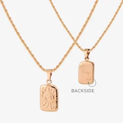 Sun Lover Pendant Necklace Roségold