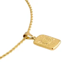Sun Lover Pendant Necklace Gold
