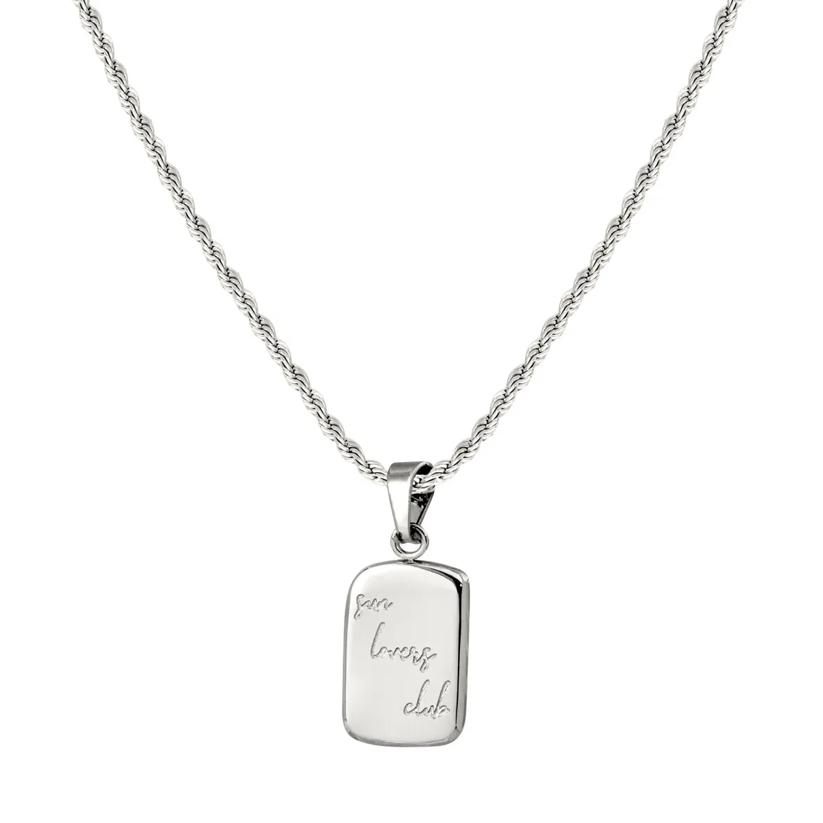 Sun Lover Pendant Necklace Silber