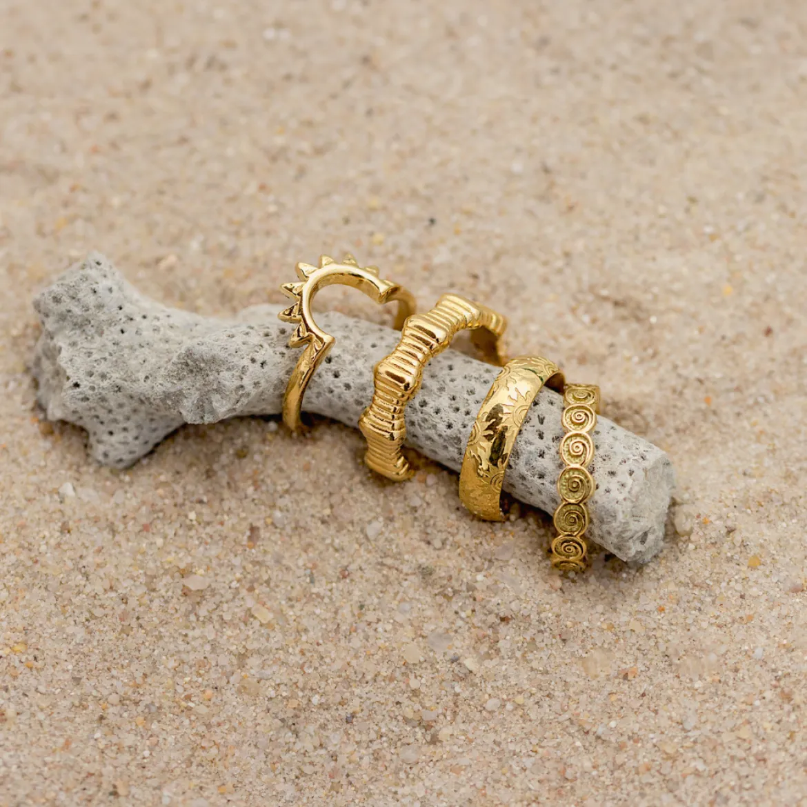 Sun Lover Ring Gold
