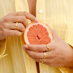 Sun Ray Ring Gold