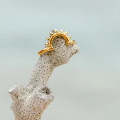 Sun Ray Ring Roségold