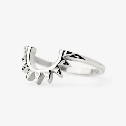 Sun Ray Ring Silber