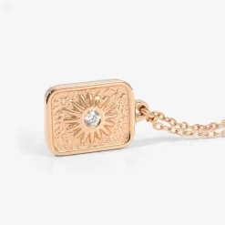 Sun Relic Necklace Roségold