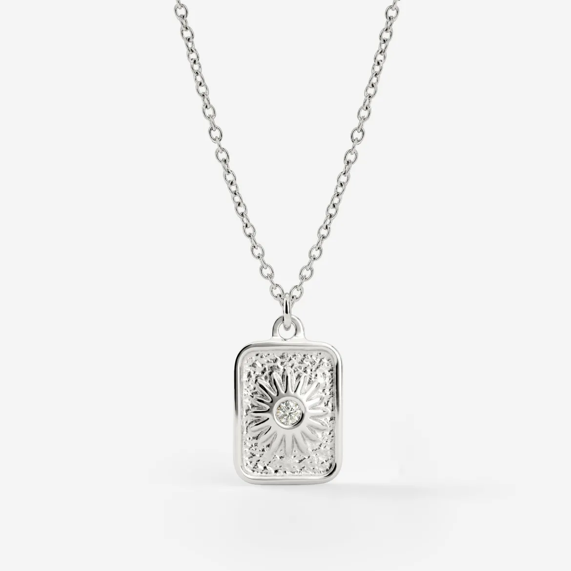 Sun Relic Necklace Silber