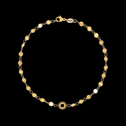 Sunny Side Up Anklet Gold