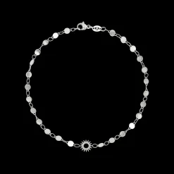 Sunny Side Up Anklet Silber