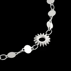 Sunny Side Up Anklet Silber