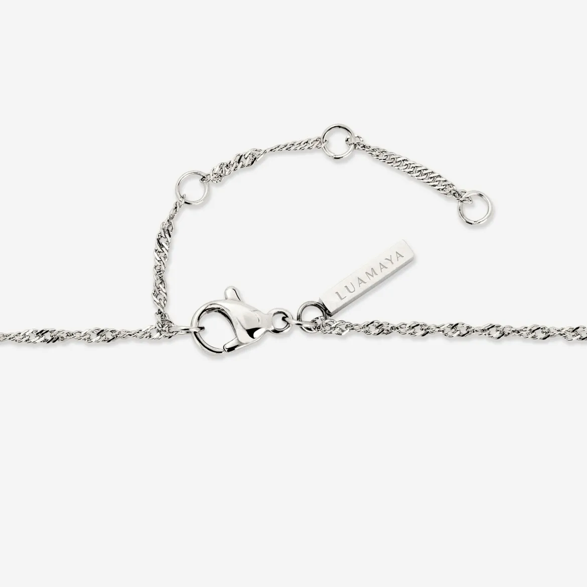 Sunny Swirl Necklace Silber