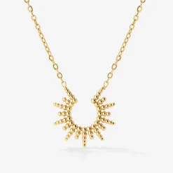 Sunshine Sister Necklace Gold