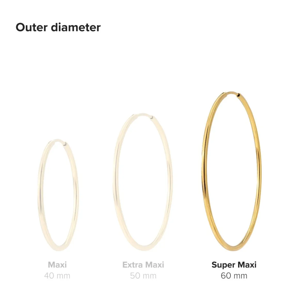 Super Maxi Hoops Gold