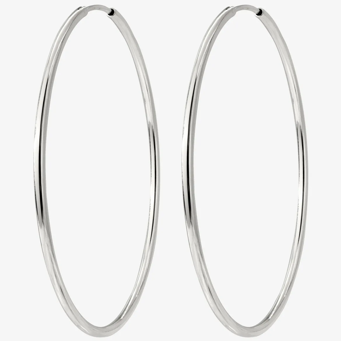 Super Maxi Hoops Silber