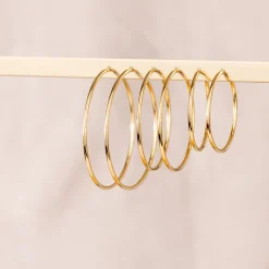 Super Maxi Hoops Silber