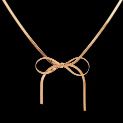 Sweet Bow Necklace Roségold