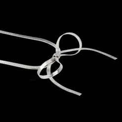 Sweet Bow Necklace Silber