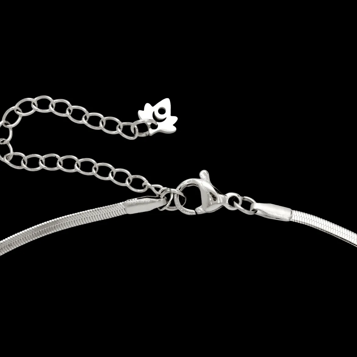 Sweet Bow Necklace Silber