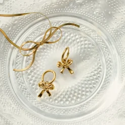 Sweet Bow Necklace Silber