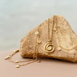 Sweet Swirl Necklace Silber