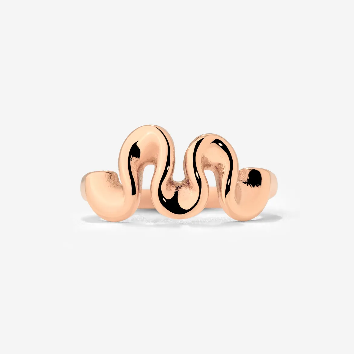 Swirl Ring Roségold