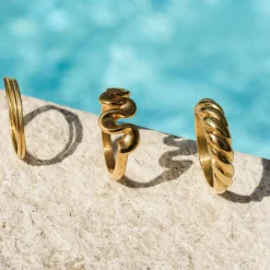 Swirl Ring Roségold