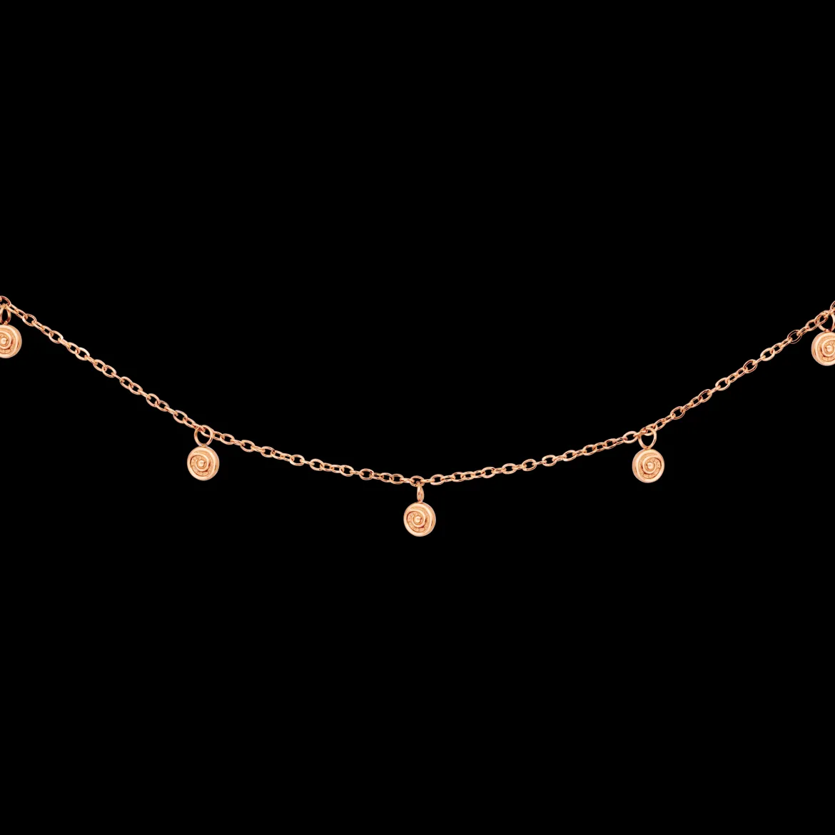 Swirl'n Choker Roségold