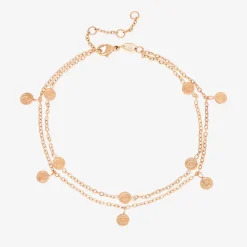 Swirl'n Double Anklet Roségold