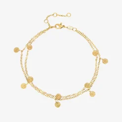 Swirl'n Double Bracelet Gold