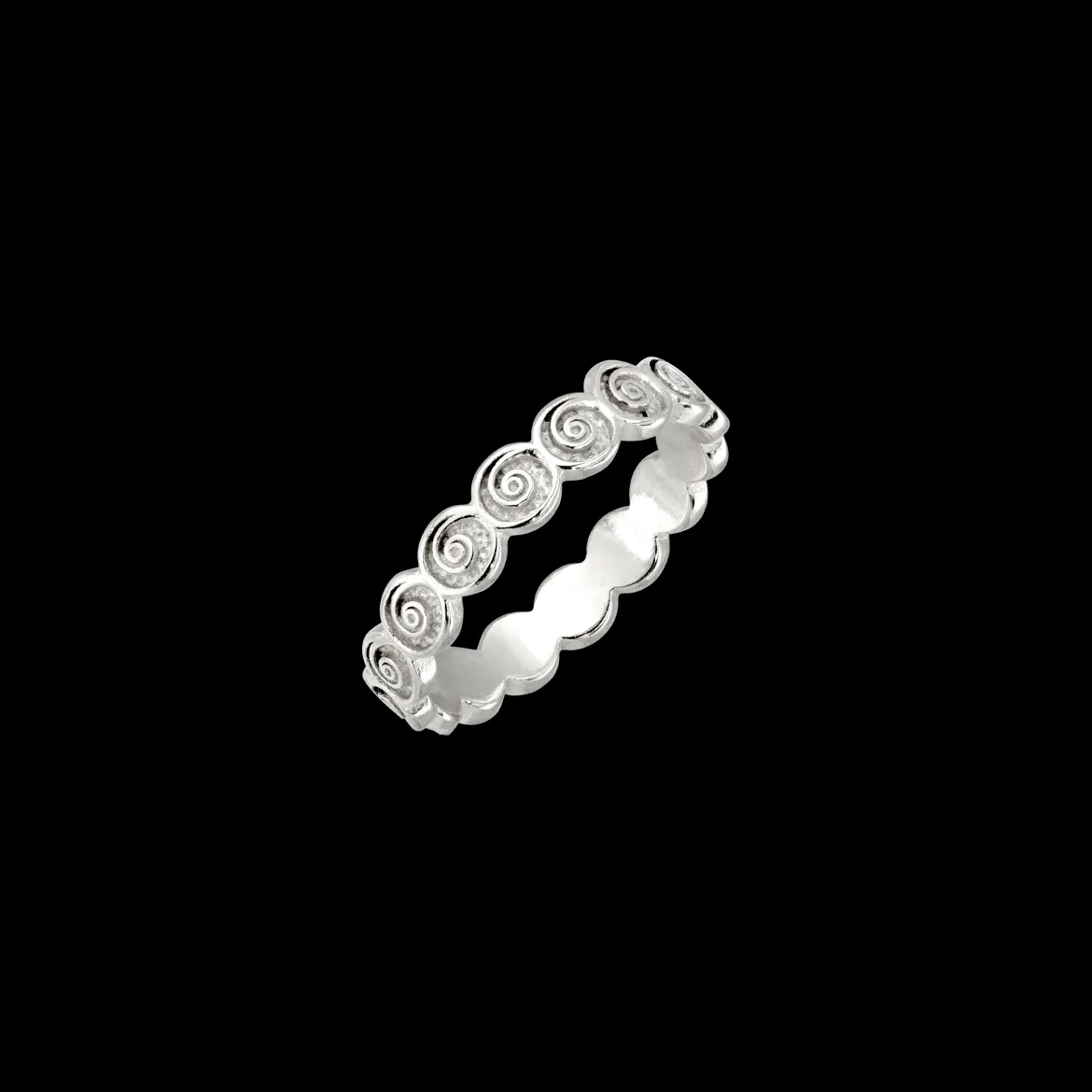 Swirl'n Ring Silber