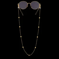 Swirl'n Sunglasses Chain Gold
