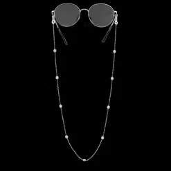 Swirl'n Sunglasses Chain Silber