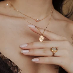 Tale as old as time Necklace Roségold