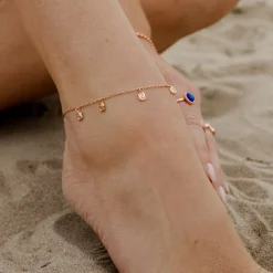 Tides of Time Anklet Roségold