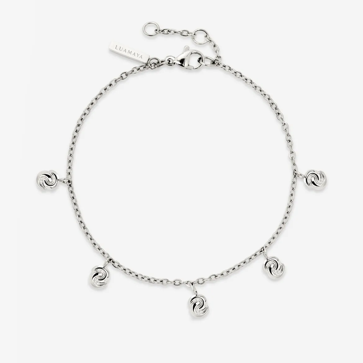 Tides of Time Anklet Silber