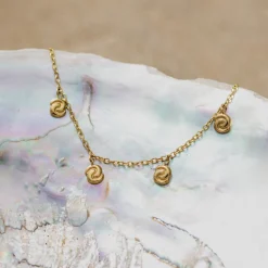 Tides of Time Anklet Silber