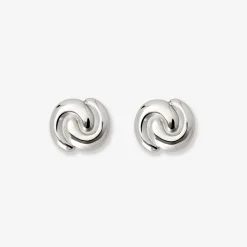 Tides of Time Studs Silber