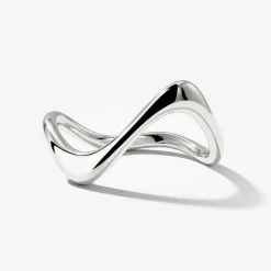 Tides Ring Silber