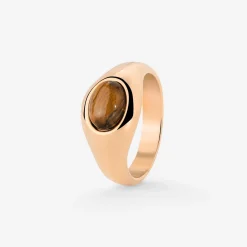 Tiger's Eye Ring Roségold