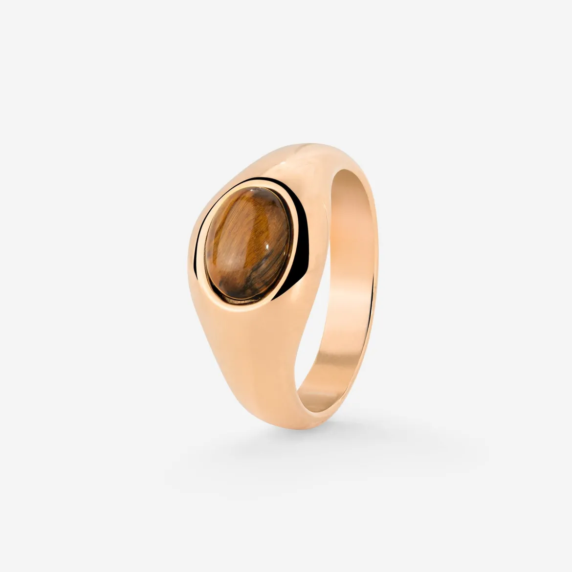 Tiger's Eye Ring Roségold