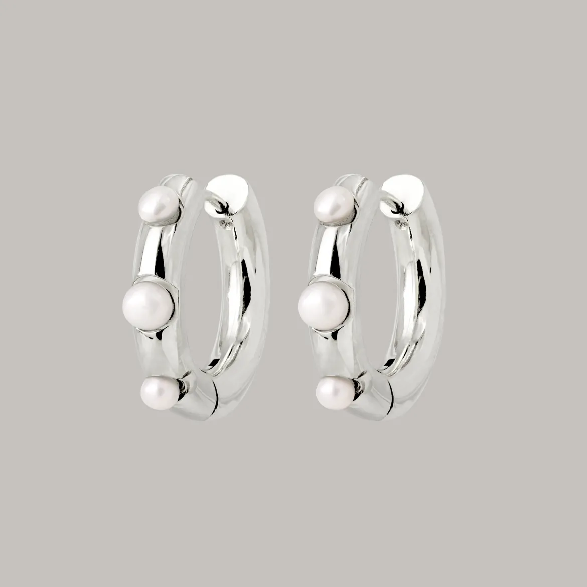 Timeless Chic Hoopies Silber