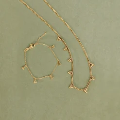Tiny Beads Bracelet Gold