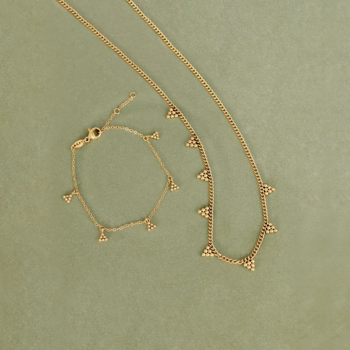 Tiny Beads Bracelet Roségold