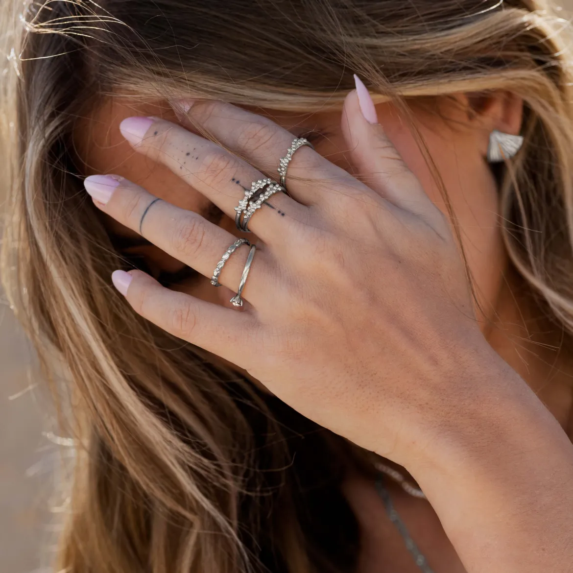 Tiny Romance Ring Silber
