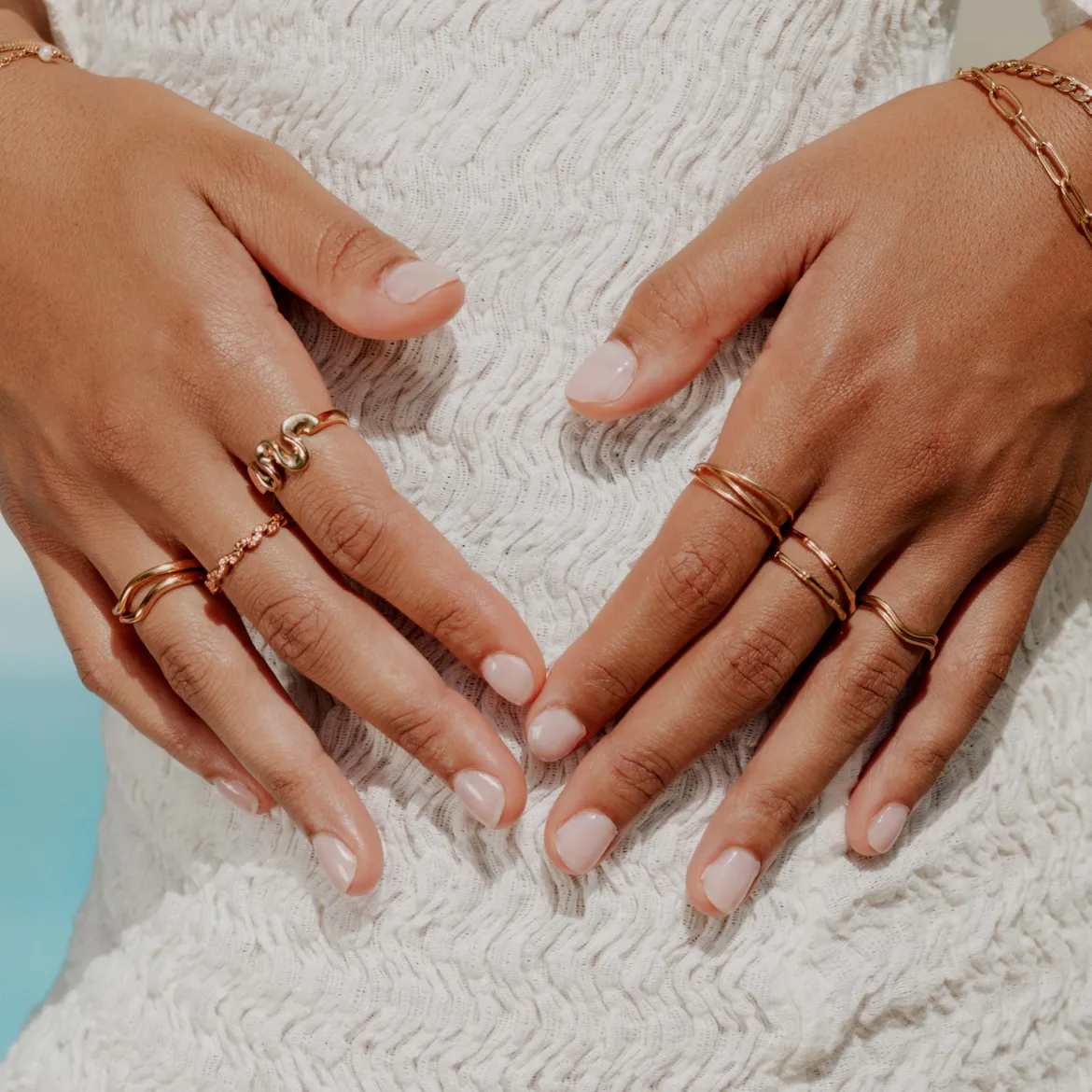 Tiny Trio Ring Roségold