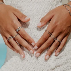 Tiny Trio Ring Silber
