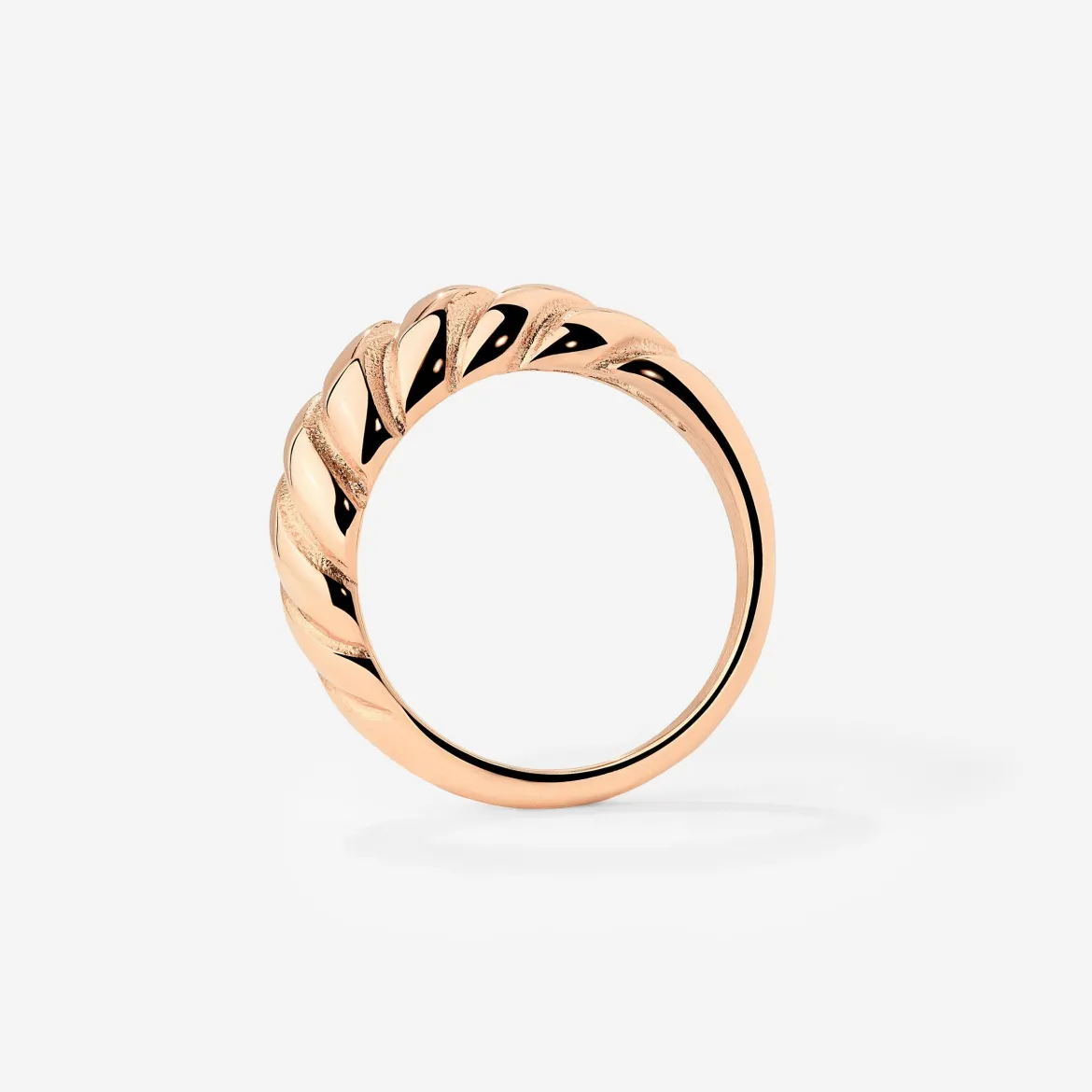 Towel Twist Ring Roségold