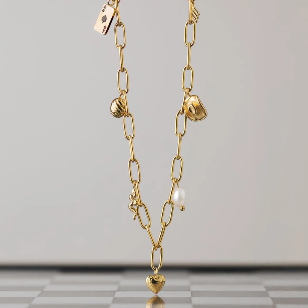 Treasure Box Necklace Roségold
