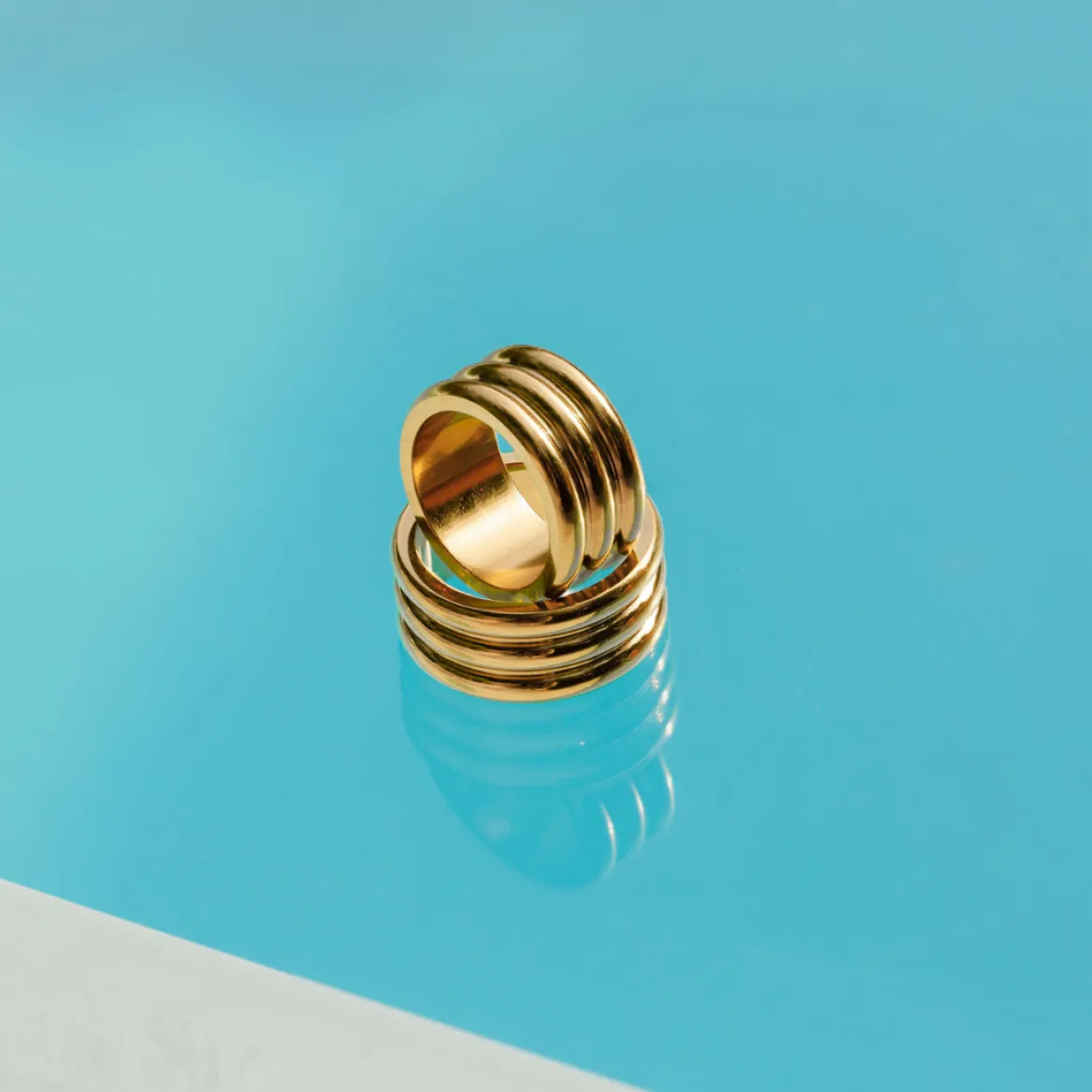 Trio Stack Ring Roségold